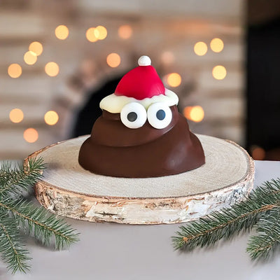 Caca joyeux de Noël noir