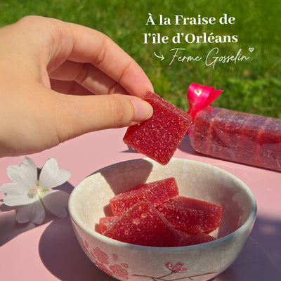 Pâtes de fruit à la fraise de l'île