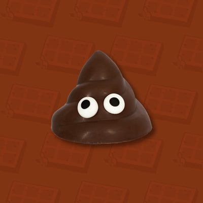 Emoji «Caca Joyeux» chocolat noir