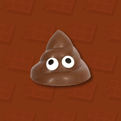 Emoji «Caca Joyeux» chocolat au lait