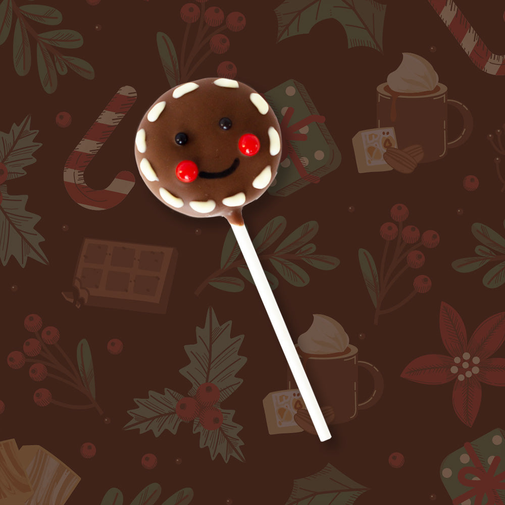 Fudge Pop de Noël - Bonhomme pain d'épices